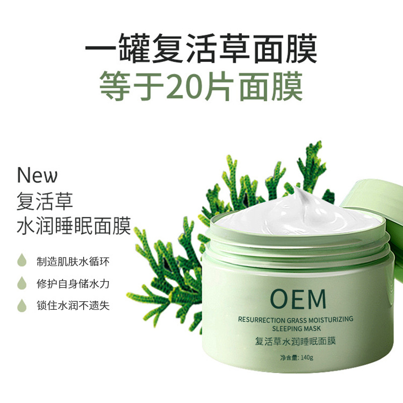 琼滋女王_复活草睡眠面膜OEM